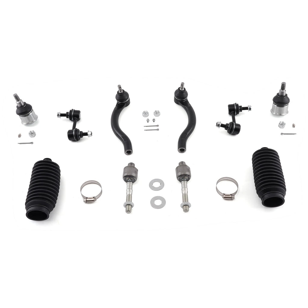 10x Front Lower Ball Joint Sway Bar Tie Rod Ends for Honda Accord (2003–2007)