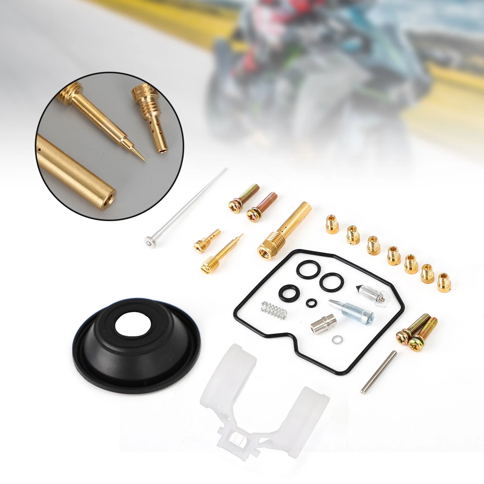 Carburetor Rebuild Kit for Kawasaki Zephyr ZR750-H / ZR-7 / ZR-7S (1991–2004)