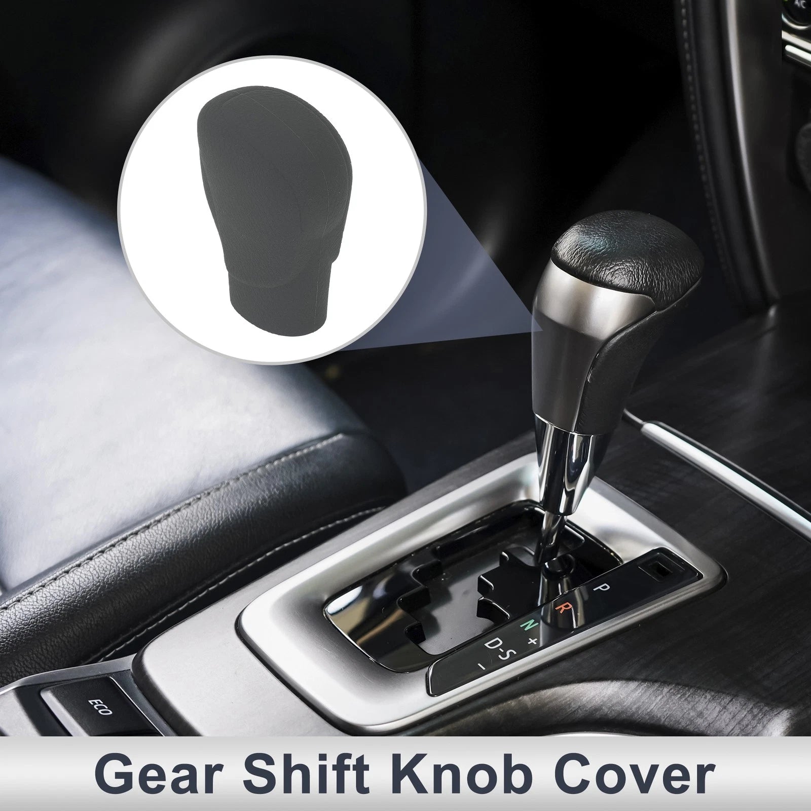 1 Pc Gear Shift Knob Cover for Honda Accord (2018–2022) - Grey Silicone