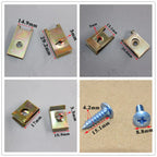 Car Body Door Fender Panel Repair U Nuts Clip Fasteners - AU Ship