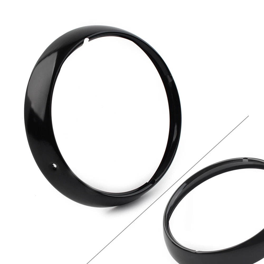 7" Headlight Trim Ring Visor Light Cover for Harley Touring (2014–2023)