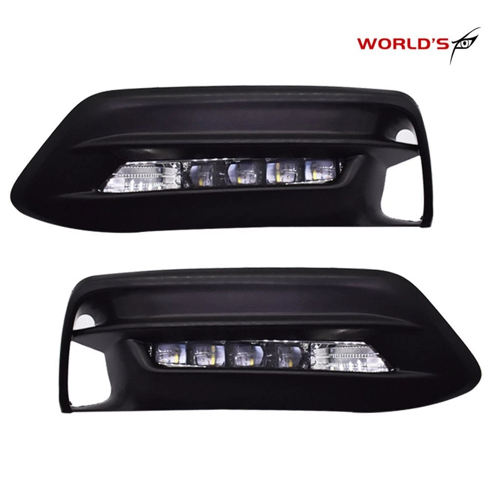 Set of 2 Front Bumper LED Fog Light Assembly for Honda Accord (2018–2019)