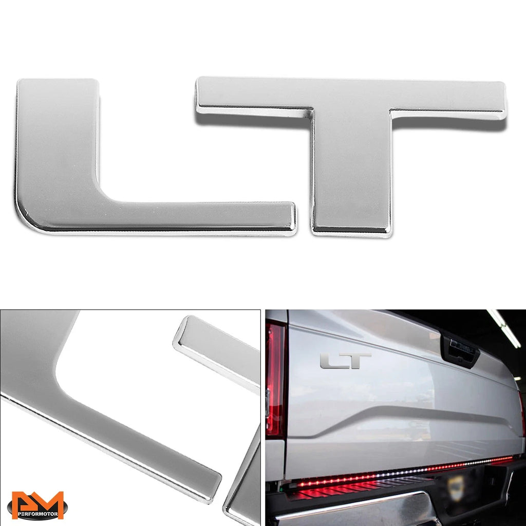 LT Chrome Emblem Sticker for GMC Chevrolet Pickup