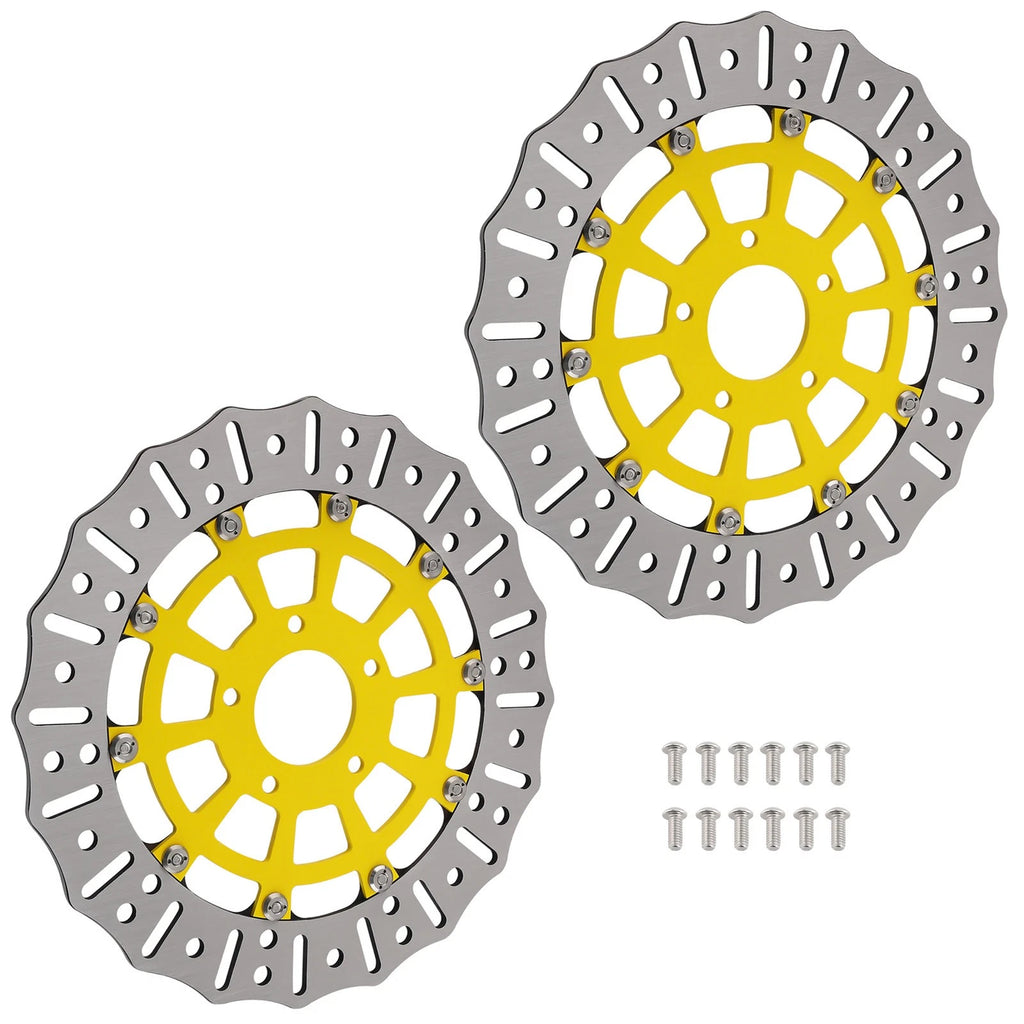 Pair of Front Brake Disc 299mm for Harley Davidson Softail Dyna (2015–2024)