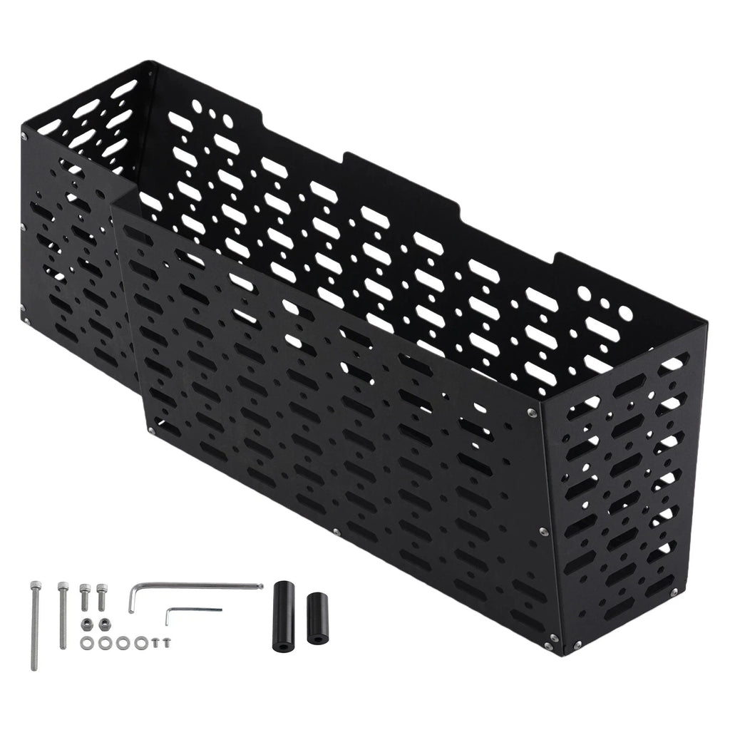 Aluminum Storage Holder for Toyota FJ Cruiser (2007–2021) - Rear Left, Black