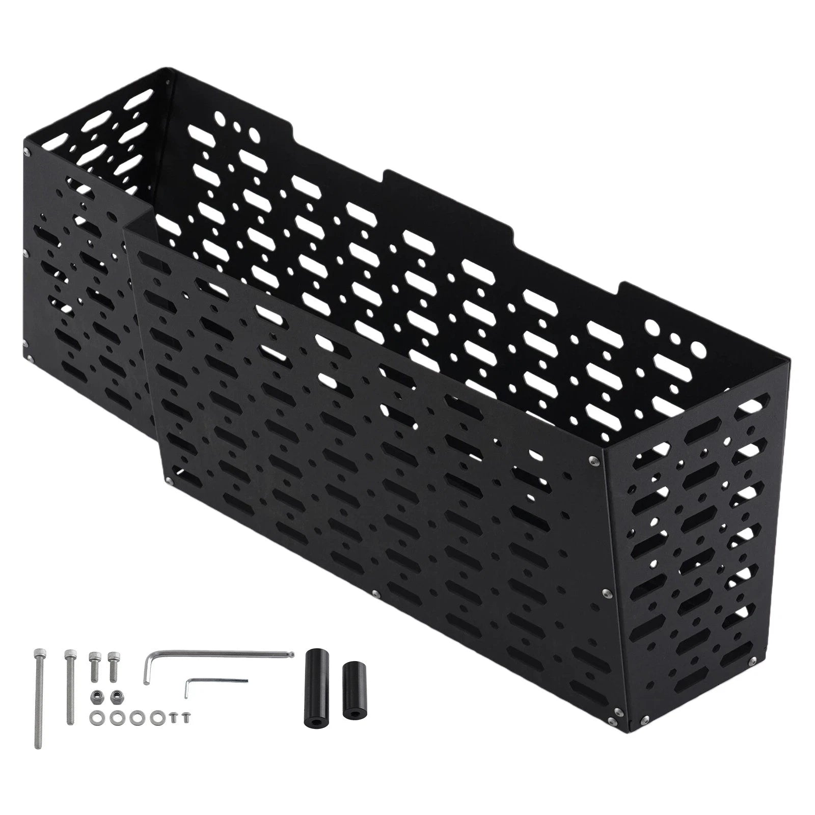 Aluminum Storage Holder for Toyota FJ Cruiser (2007–2021) - Rear Left, Black