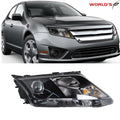 Right Factory Projector Headlight for Ford Fusion (2010–2012) Black Housing