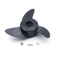 Plastic Propeller for Electric Outboard Motors (Black Finish)