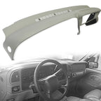 Molded Dash Cover Overlay for Chevy GMC C/K1500 Suburban (1997–1999) Grey
