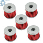 Set of 5 Oil Filters for Honda CRF 150R 250R 450R 250X 450X (2007–2023)