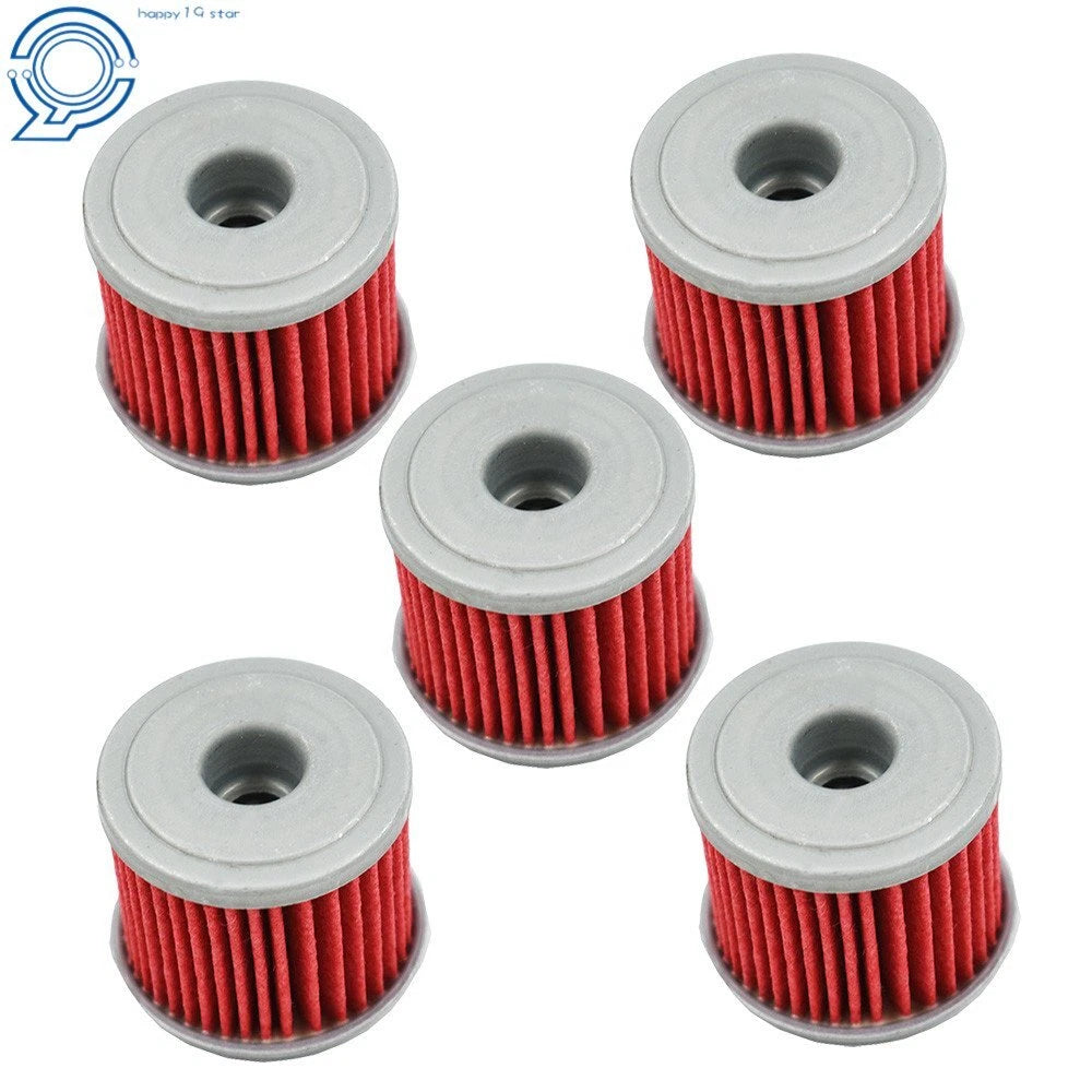 Set of 5 Oil Filters for Honda CRF 150R 250R 450R 250X 450X (2007–2023)