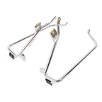 Chrome Saddlebag Support Bracket for Harley Touring Road King Glide (2009-2013)