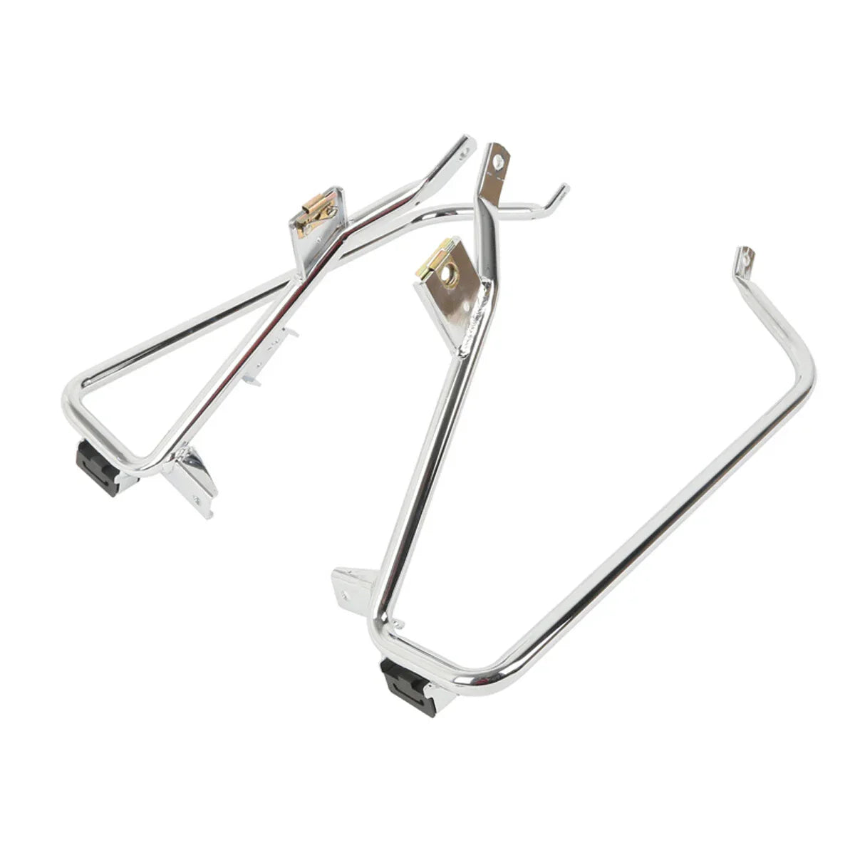 Chrome Saddlebag Support Bracket for Harley Touring Road King Glide (2009-2013)
