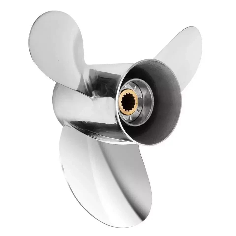 Stainless Boat Propeller for Yamaha Outboard 60-115HP (15 Tooth, RH)