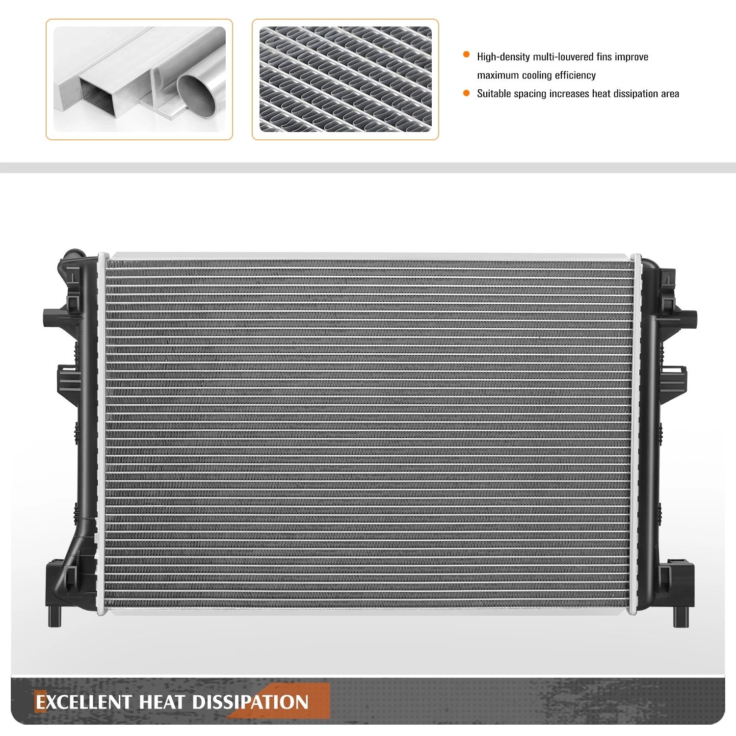 Cooling Radiator DPI-13617 for VW E-Golf Jetta 1.4T (2015–2020)