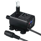 DC12V Brushless Submersible Pump 400LH with Flow Control and LED Indicator