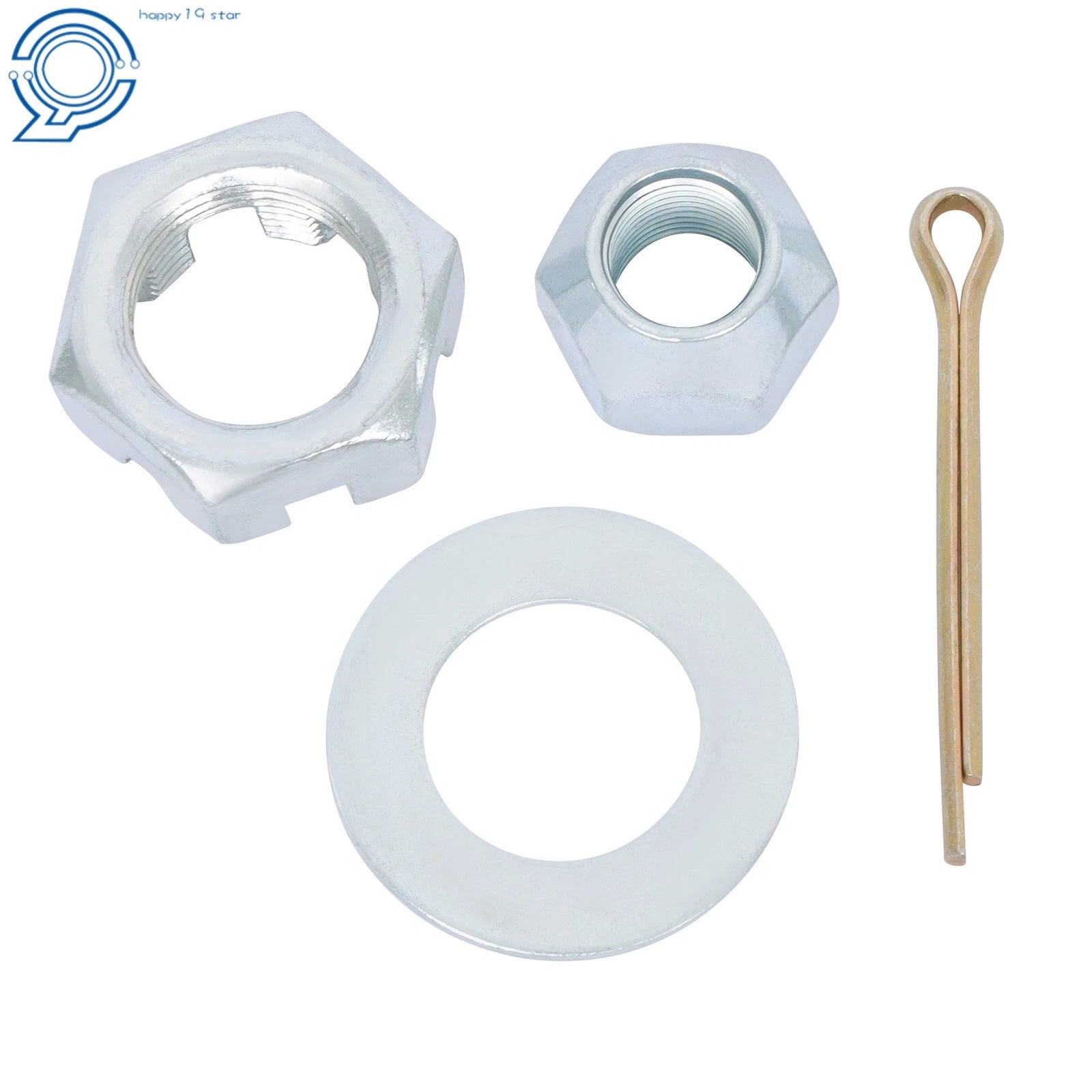 4 on 4" Trailer Hub Kit with 1" Round BT8 Spindle & Bearing Kit