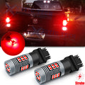 Red Strobe Blinking Brake Tail Light Bulbs for Dodge RAM 1500 2500 (2003–2016)