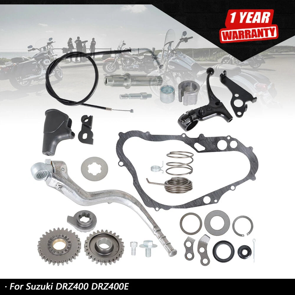 Kick Start Lever Starter Kit for Suzuki DRZ400 (2000â2023)