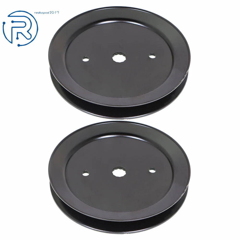 2 Pack Spindle Pulleys for Craftsman Husqvarna 42" 46" Decks 