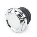 CNC Cut Chrome Gas Cap for Harley Dyna Softail