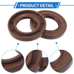 2X Oil Seal Rotary Shaft Seal FKM Rubber 30x52x7mm for Various Models 