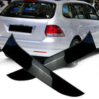Rear Window Side Canard Spoiler Splitter Trim for Golf 6 MK6 Variant