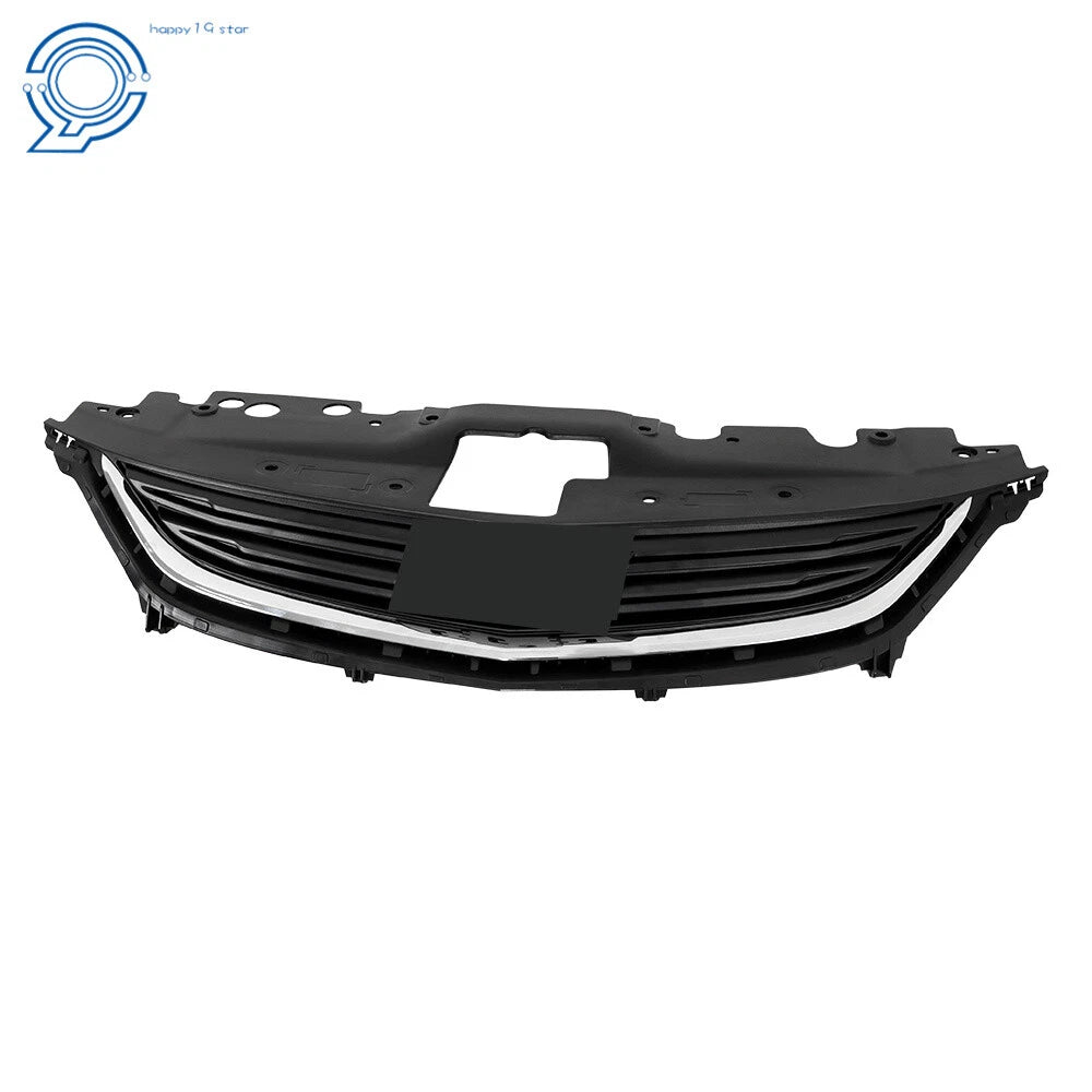 Front Upper Grille for Chevy Sonic (2017–2020) Matte Black Chrome