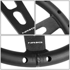 NRG RST-025MB 350mm 3-Spoke Lightweight Aluminum Steering Wheel for Universal