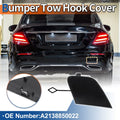 Rear Car Bumper Tow Hook Cover for Mercedes-Benz E W213 (2017–2023) No.A2138850022 Unpainted