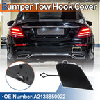 Rear Car Bumper Tow Hook Cover for Mercedes-Benz E W213 (2017–2023) No.A2138850022 Unpainted