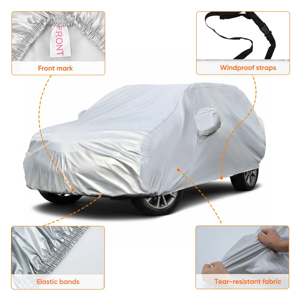 Full SUV Car Cover Waterproof UV Protection for Toyota RAV4 (2010–2021)