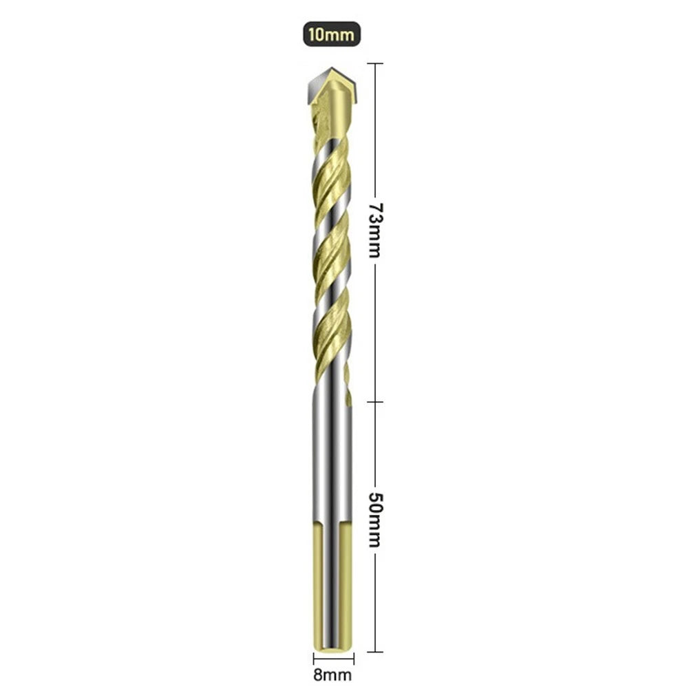 Carbide Tip Drill Bit Tool Set of 5 (5/6/8/10/12mm) 90-120mm