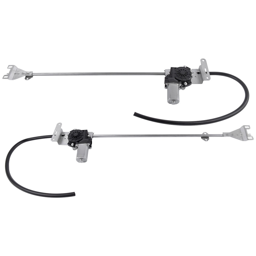 Set of 2 Power Window Regulators with Motor for Freightliner Argosy (1999–2011)