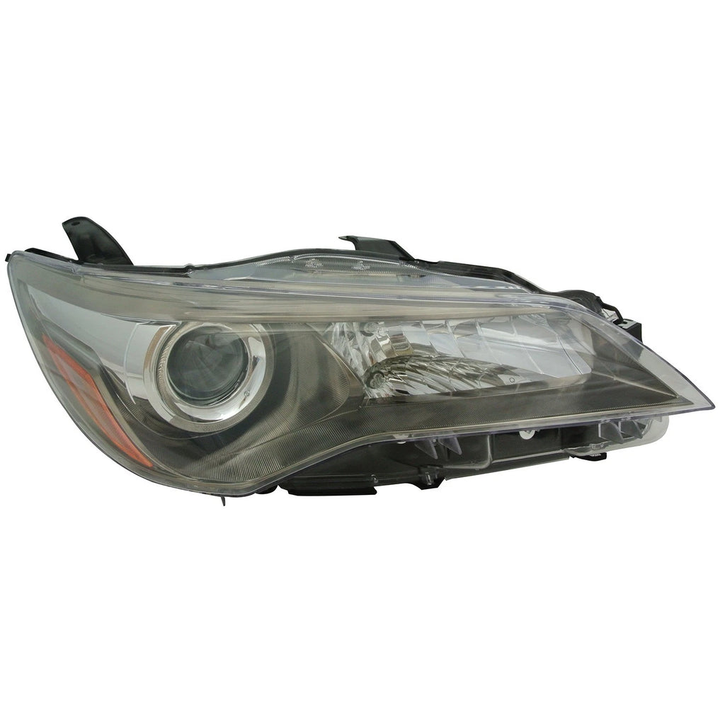 Replacement Smoked Passenger Side Halogen Headlight Assembly (See Fitment Chart)