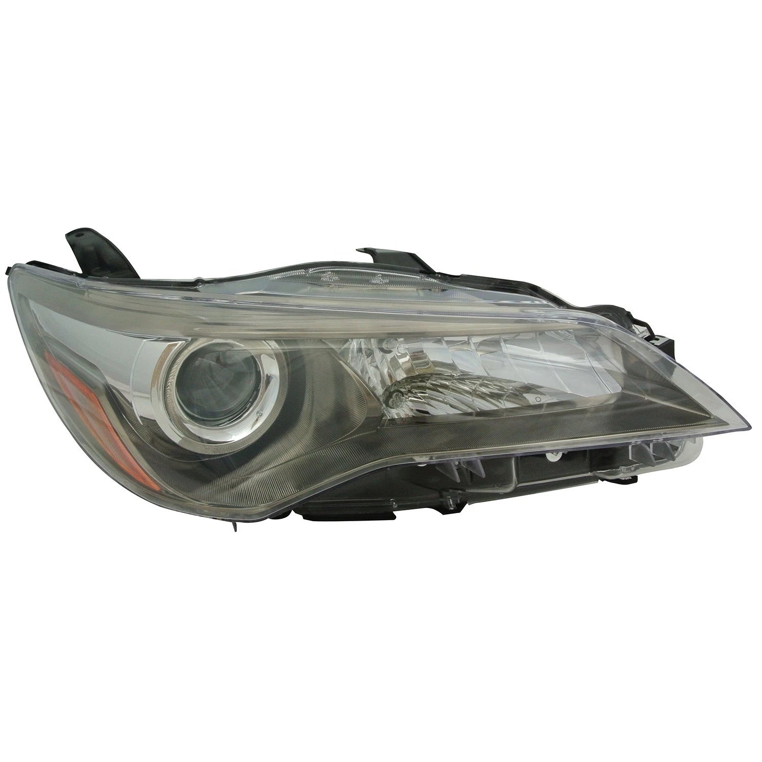Replacement Smoked Passenger Side Halogen Headlight Assembly (See Fitment Chart)