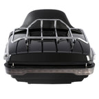King Trunk Backrest Luggage Rack LED Light for Harley Road Glide (2014–2026)