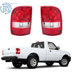 Set of 2 Red Clear Tail Lights for Ford Ranger (2001-2011) Chrome