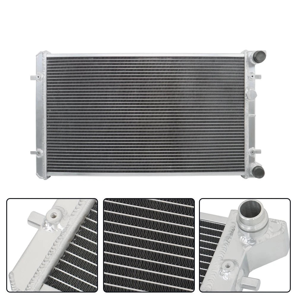 Aluminum Dual Core Cooling Radiator for VW Golf Jetta MK4 (1999–2006)