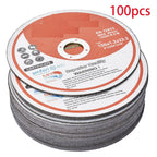 Set of 100 Cut-off Wheels for Metal & Stainless Steel (6"x.045"x7/8")