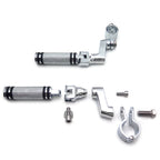 Diamond Chrome Foot Peg Kit for Harley SuperLow 1200T (2014–2016)