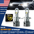 9003 H4 LED Headlight Bulbs Kit 104W 7800LM Hi/Lo Beam (Fits )