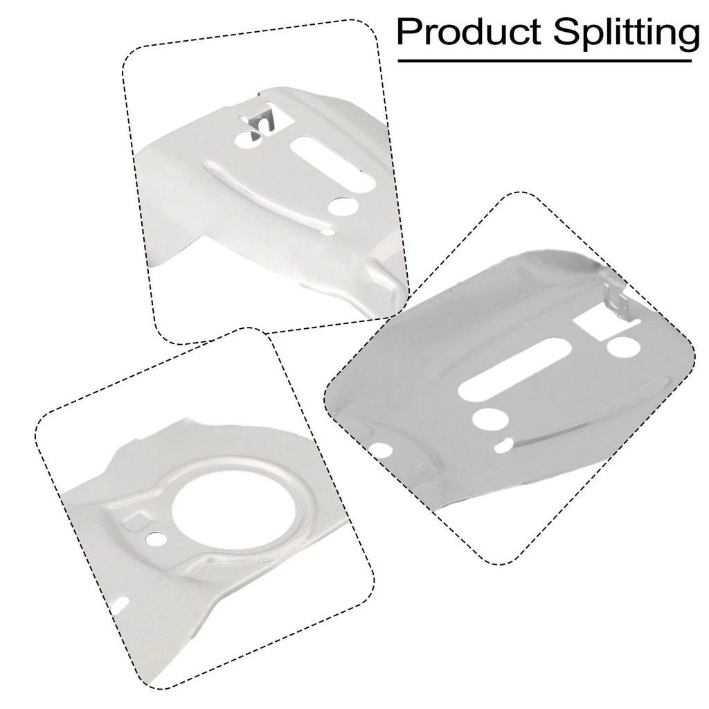 Guide Bar Plate for 345 455e (Metal, Oil Pump, Silver)