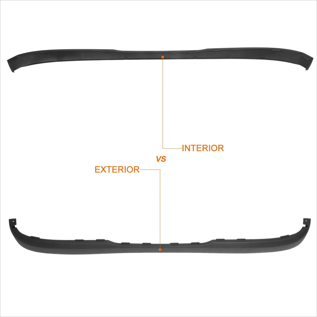 Rear Step Bumper for Ram 1500 (2019–2024) with Dual Exhaust Cutout, Black