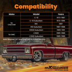 3" 4" Drop Lowering Suspension Kit for Chevy GMC C-10 (1973–1987)