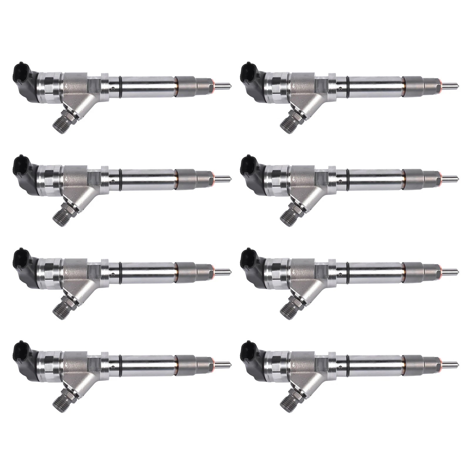 Set of 8 Fuel Injectors for Chevy GMC 6.6L V8 Duramax (2004–2005)