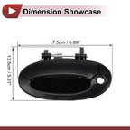 Car Exterior Door Handle for Hyundai Elantra (2017–2020) No. 8265029000 Black ABS