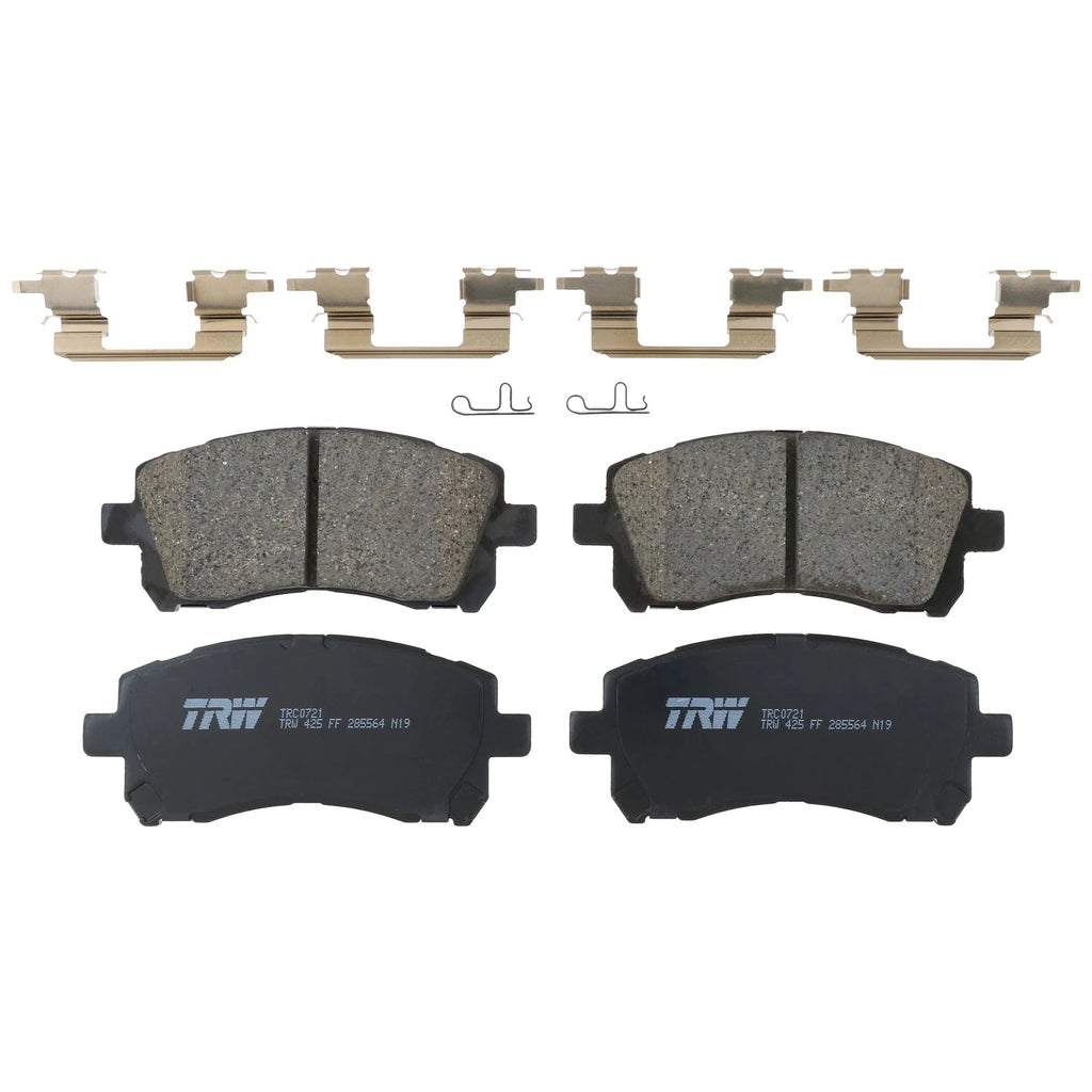 Set of 4 Front Disc Brake Pads for Subaru Forester (1998–2002) Ceramic