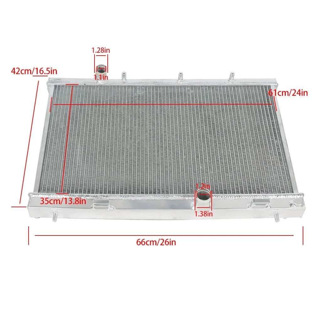 Aluminum Engine Cooling Radiator for Dodge Neon 2.4L L4 (2003–2005)