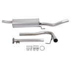 Exhaust System Middle Pipe Muffler Tail for Toyota Tacoma 2.7L 4WD (2000–2004)